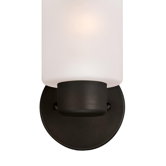 Westinghouse Sylvestre 1 Light Wall Light, Oil Rubbed Bronze/Frosted