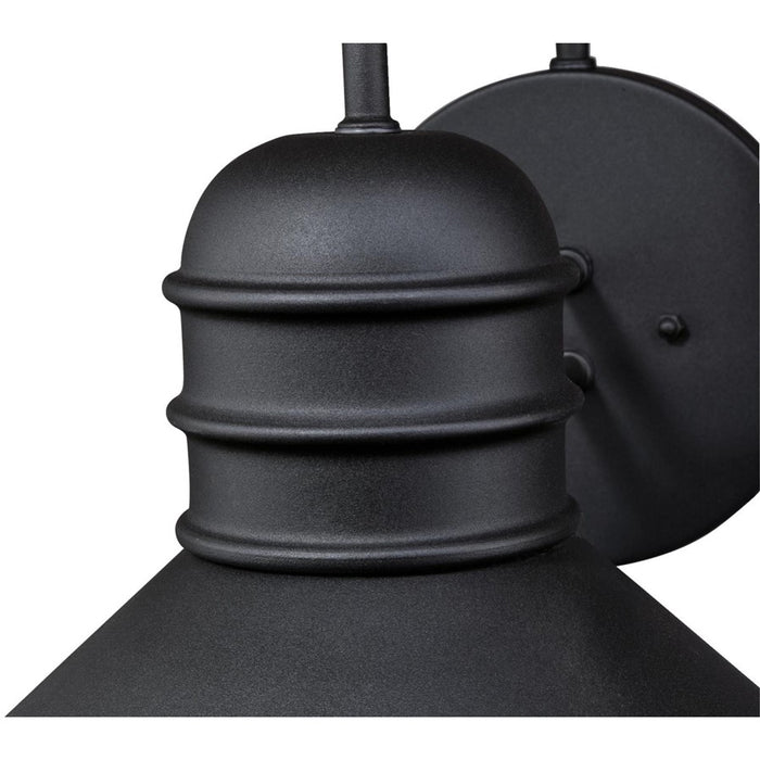Westinghouse Watts Creek 1Lt Outdoor Wall Light, Textured Black/Metal