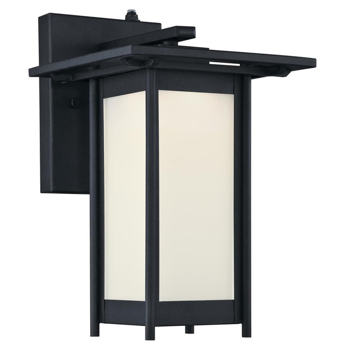 Westinghouse Clarissa Led 1 Light Wall Light, Textured Black/Frosted - 6361100