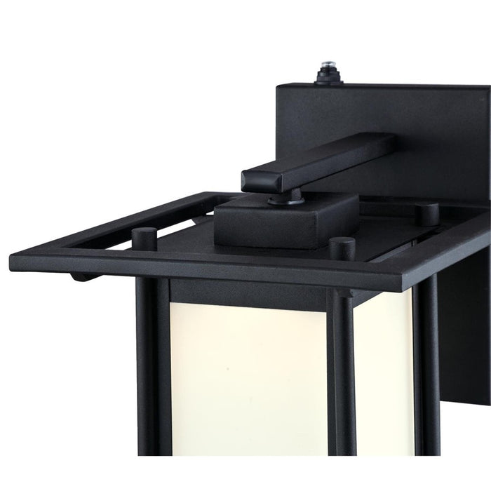 Westinghouse Clarissa Led 1 Light Wall Light, Textured Black/Frosted