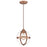 Westinghouse Stella Mira 1 Light Pendant, Washed Copper/Cage Shade - 6362100