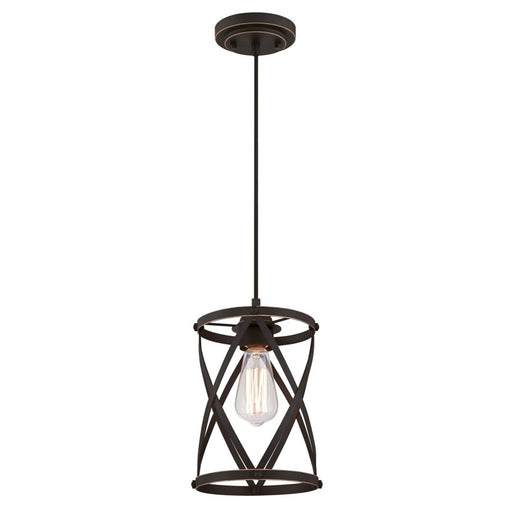Westinghouse Isadora 1 Light Pendant, Oil Rubbed Bronze/Cage Shade - 6362200