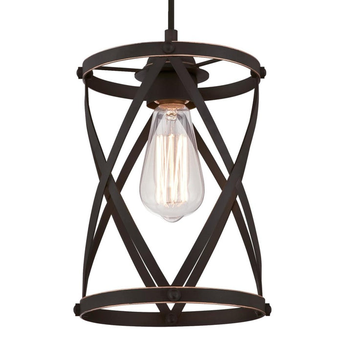 Westinghouse Isadora 1 Light Pendant, Oil Rubbed Bronze/Cage Shade