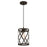 Westinghouse Isadora 1 Light Pendant, Oil Rubbed Bronze/Cage Shade