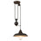 Westinghouse Iron Hill 1 Light Pendant, Oil Rubbed Bronze/Metal Shade - 6363200