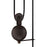 Westinghouse Iron Hill 1 Light Pendant, Oil Rubbed Bronze/Metal Shade