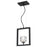 Westinghouse Zoa 1 Light Pendant, Matte Brushed Gunmet/Crystal Glass - 6367400