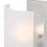 Westinghouse Enzo James 1 Light Wall Light, Brushed Nickel/Frosted