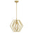 Westinghouse Holly 1 Light 16" Pendant, Champagne Brass - 6369700