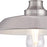 Westinghouse Iron Hill 1 Light SemiFlush, Brushed Nickel/Metal Shade