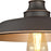 Westinghouse Iron Hill 1 Light SemiFlush, Bronze/Metal Shade