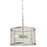 Westinghouse Emmett 3 Light Pendant, Galvanized Steel/Mesh Shade - 6371200