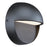 Westinghouse Winslett 1 Light Wall Light, Textured Black/Frosted Glass - 6579000