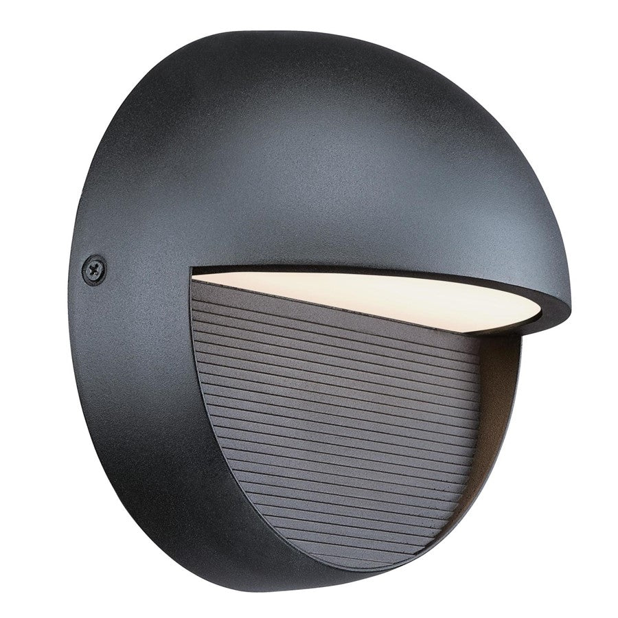 Westinghouse Winslett 1 Light Wall Light, Textured Black/Frosted Glass - 6579000