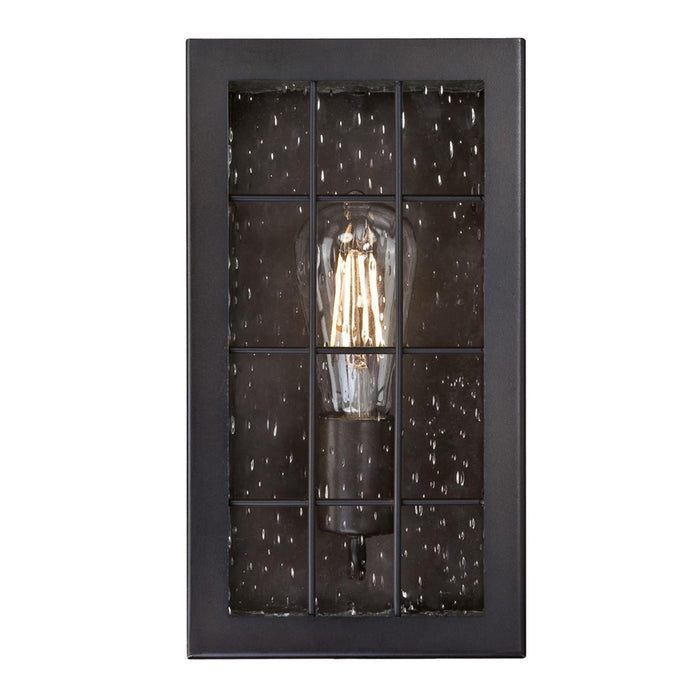 Westinghouse Wrightsville 1Lt Wall Light, Bronze/Clear Raindrop Glass