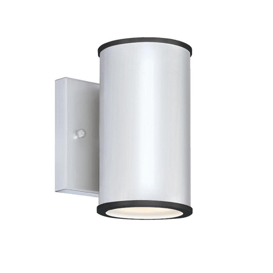 Westinghouse Mayslick 1 Light Wall Light, Nickel Luster/Frosted Glass - 6580700