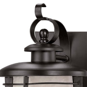 Westinghouse Senecaville 1Lt 6.5" Outdoor Wall Light, Brz/Alabaster - 6674100