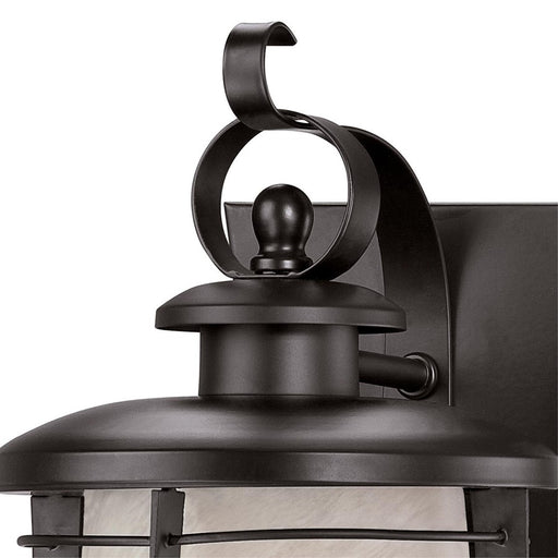 Westinghouse Senecaville 1Lt 6.5" Outdoor Wall Light, Brz/Alabaster - 6674100