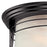 Westinghouse Senecaville 2Lt Flush, Weathered Bronze/Alabaster Glass - 6674600