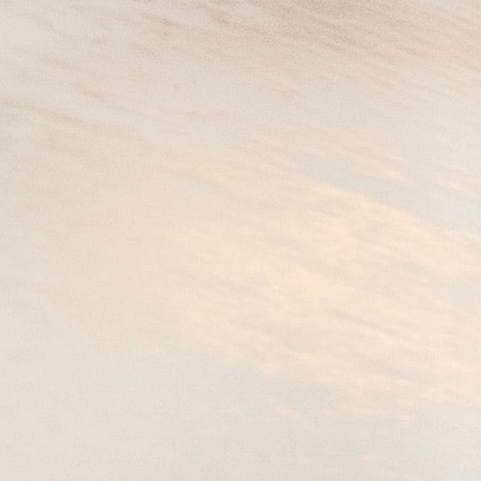 Westinghouse Senecaville 2Lt Flush, Weathered Bronze/Alabaster Glass