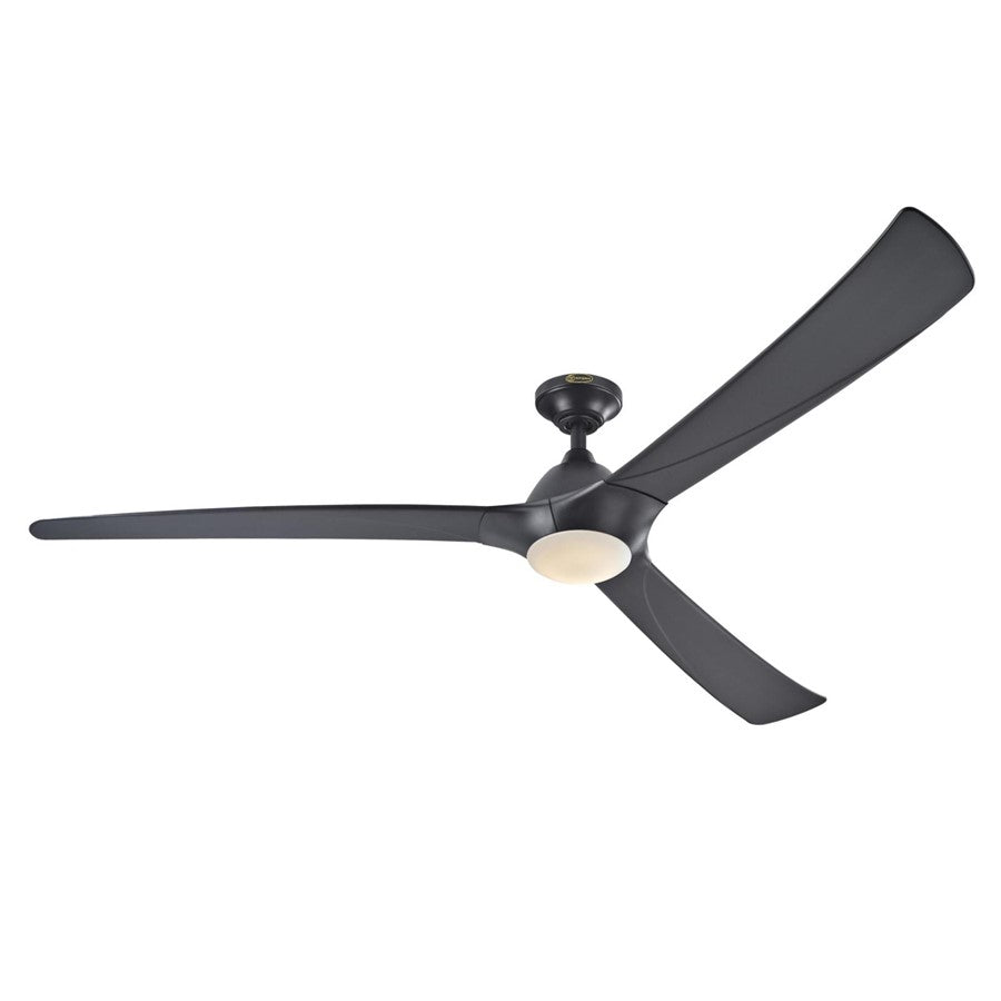 Westinghouse Techno II 3Bld 72" Ceiling Fan, LED Kit, Black/Black - 7204200