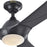 Westinghouse Techno II 3Bld 72" Ceiling Fan, LED Kit, Black/Black