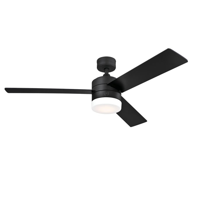 Westinghouse Alta Vista 3Bld 52" Ceiling Fan, LED Light, Matte Black - 7205900