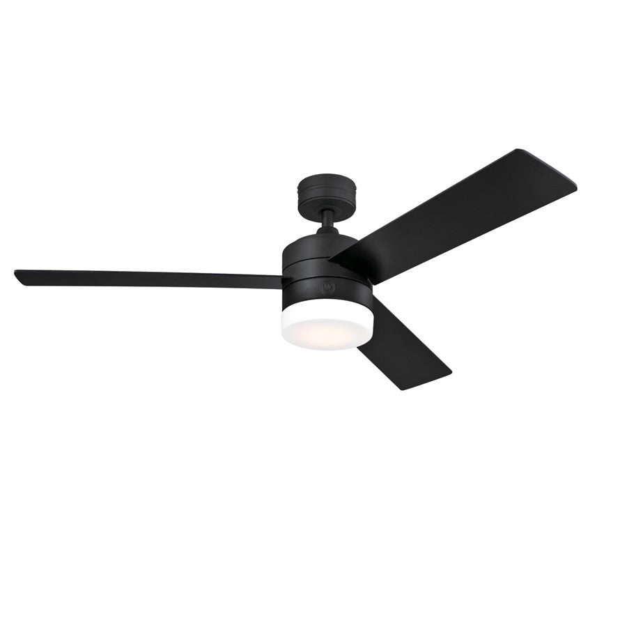 Westinghouse Alta Vista 3Bld 52" Ceiling Fan, LED Light, Matte Black - 7205900