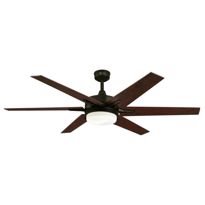 Westinghouse Cayuga 6Bld 60" Ceiling Fan, LED Light Kit, Brz/Applewood - 7207800