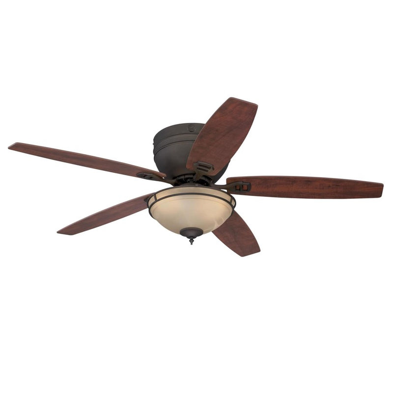 Westinghouse Carolina Led 5Bld 52" Fan, LED Light Kit, Brz/Applewood - 7209600