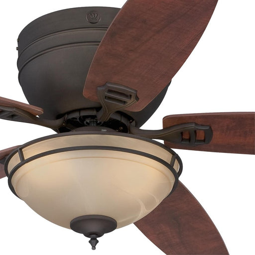 Westinghouse Carolina Led 5Bld 52" Fan, LED Light Kit, Bronze/Applewood