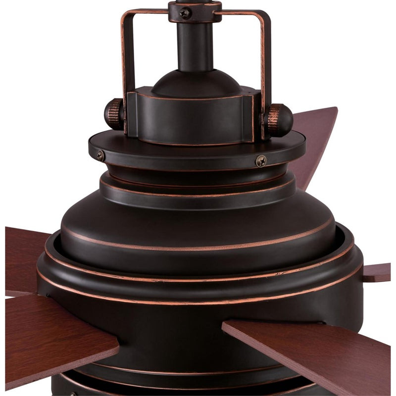 Westinghouse Stella Mira 5Bld 52" Fan, LED Kit, Bronze/HL/Applewood