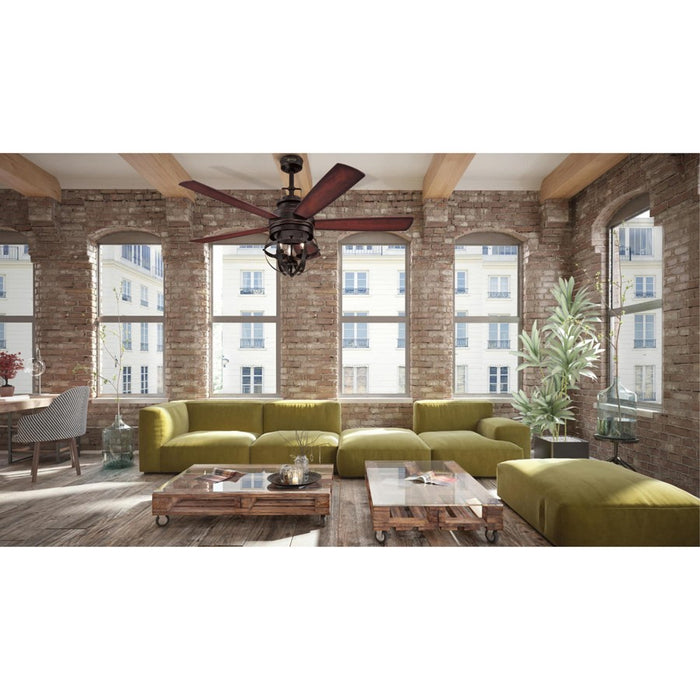 Westinghouse Stella Mira 5Bld 52" Fan, LED Kit, Bronze/HL/Applewood