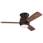 Westinghouse Halley 3Bld 44" Ceiling Fan, LED Light Kit, Bronze/Cherry - 7217800
