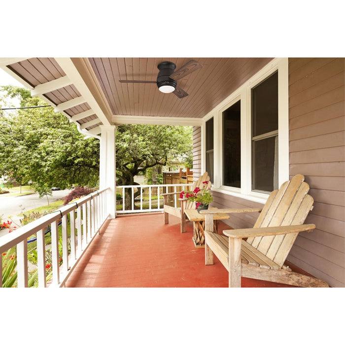 Westinghouse Halley 3Bld 44" Ceiling Fan, LED Light Kit, Bronze/Cherry