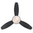 Westinghouse Alloy 3 Blade 42" Ceiling Fan, LED Light, Gun Metal/Black