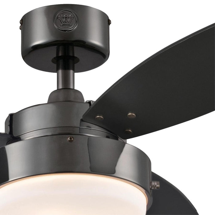 Westinghouse Alloy 3 Blade 42" Ceiling Fan, LED Light, Gun Metal/Black