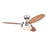 Westinghouse Alloy 3Bld 42" Ceiling Fan, LED Light, Nickel/Beech - 7221600