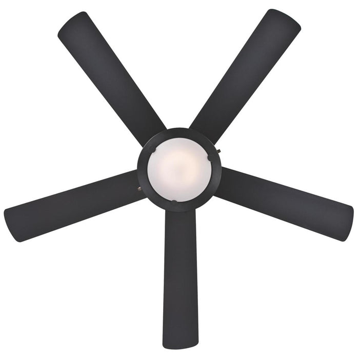 Westinghouse Comet 5Bld 52" Ceiling Fan, LED Light, Black/Black