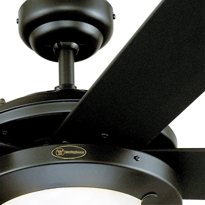 Westinghouse Comet 5Bld 52" Ceiling Fan, LED Light, Black/Black