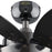 Westinghouse Quince 6 Blade 24" Ceiling Fan, LED, Gun Metal/Black