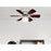 Westinghouse Petite 6Bld 30" Ceiling Fan, LED Light, Nickel/Rosewood