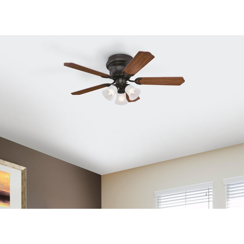 Westinghouse Contempra Trio 5Bld 42" Fan, LED Light, Bronze/Cherry