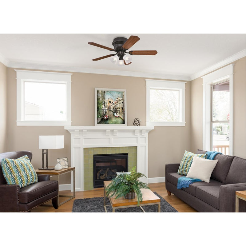 Westinghouse Contempra Trio 5Bld 42" Fan, LED Light, Bronze/Cherry