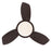 Westinghouse Wengue 3Bld 30" Ceiling Fan, LED Light, Espresso/Espresso