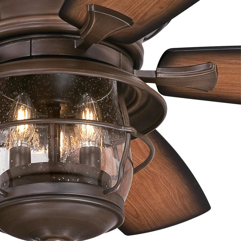Westinghouse Brentford 5Bld 52" Fan, LED Light, Walnut/Shaded Cherry
