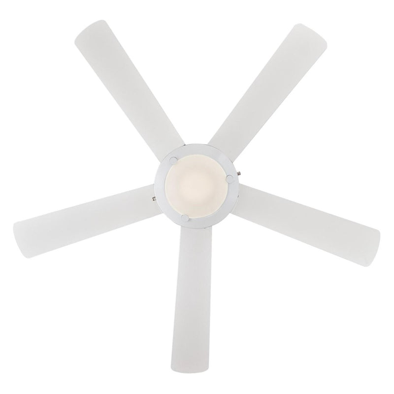 Westinghouse Comet 52in 5-Blade LED Ceiling Fan | Transitional White and White Washed Pine Plywood Blades | Great Room & Living Room | Model 7233600