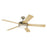 Westinghouse Comet 5Bld 52" Ceiling Fan, LED Light, Pewter/Light Maple - 7234100