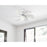 Westinghouse Turbo Swirl 6Bld 30" Ceiling Fan, LED Light, White/White