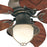 Westinghouse Oasis 5Bld 48" Ceiling Fan, LED Light, Bronze/Mahogany